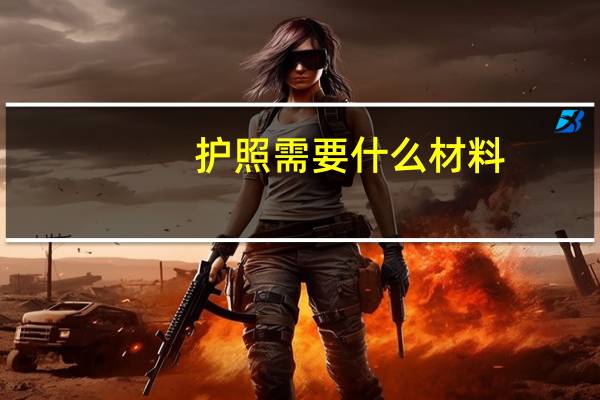 护照需要什么材料