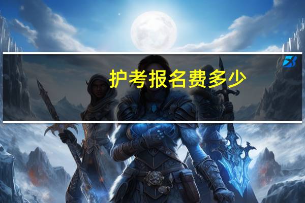 护考报名费多少