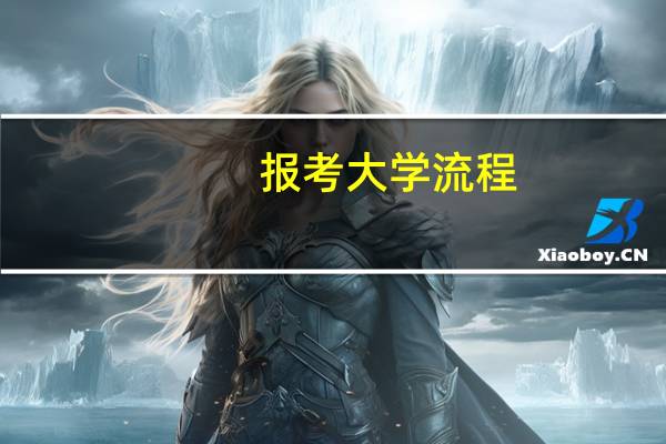 报考大学流程