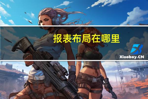 报表布局在哪里