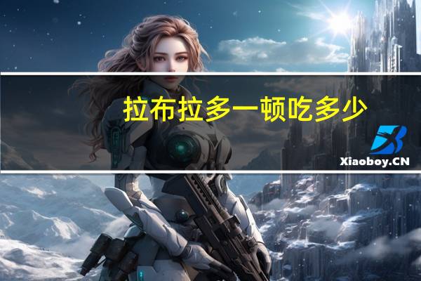 拉布拉多一顿吃多少