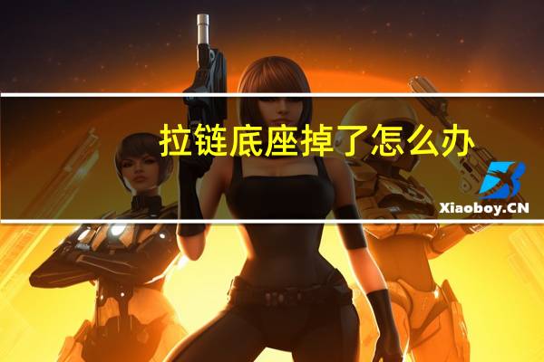 拉链底座掉了怎么办