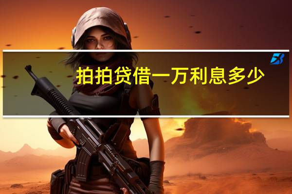 拍拍贷借一万利息多少