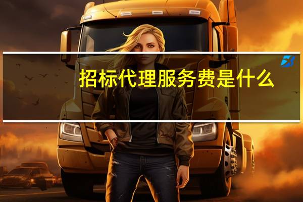 招标代理服务费是什么