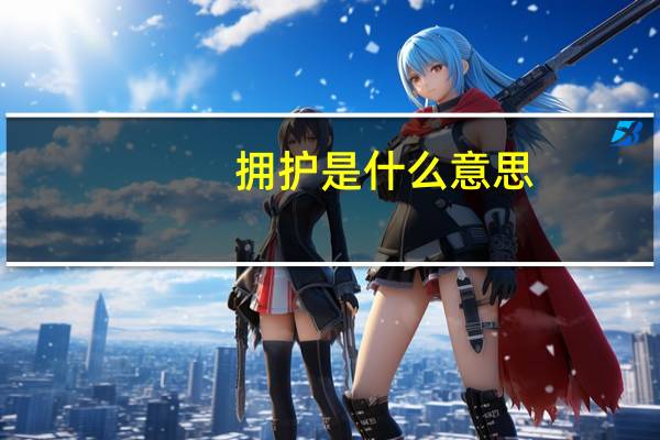 拥护是什么意思