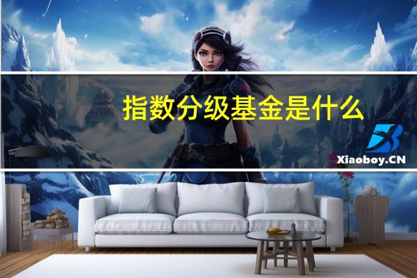 指数分级基金是什么