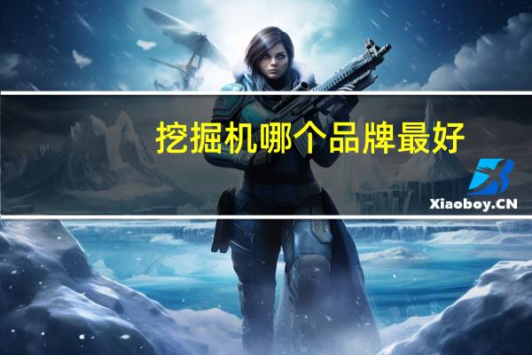 挖掘机哪个品牌最好