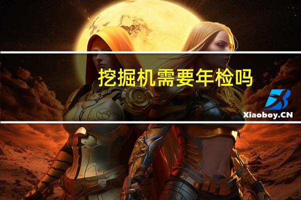 挖掘机需要年检吗
