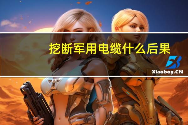 挖断军用电缆什么后果