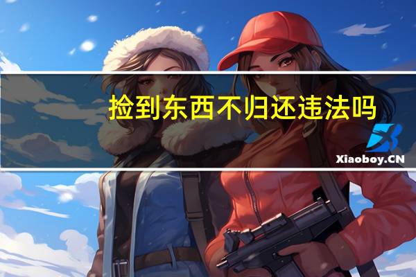 捡到东西不归还违法吗