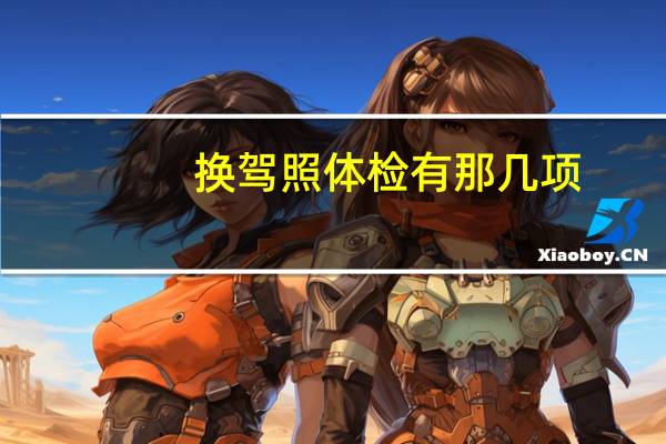 换驾照体检有那几项