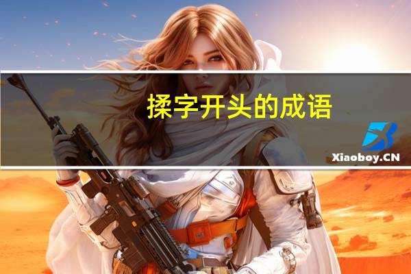 揉字开头的成语