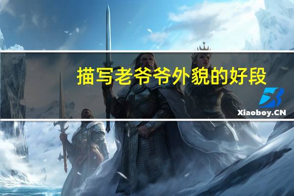 描写老爷爷外貌的好段