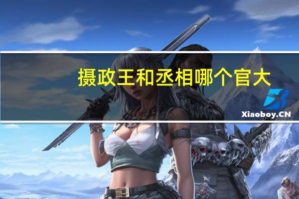 摄政王和丞相哪个官大