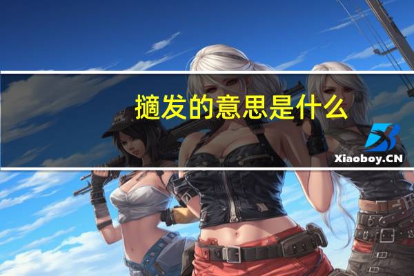 擿发的意思是什么