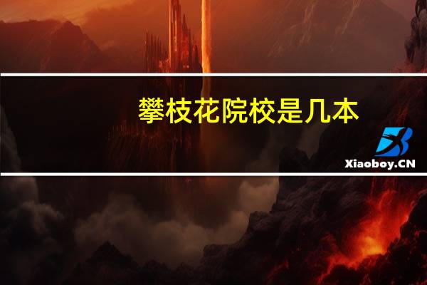 攀枝花院校是几本