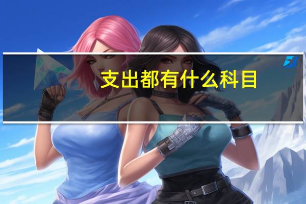 支出都有什么科目