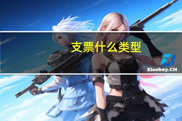 支票什么类型
