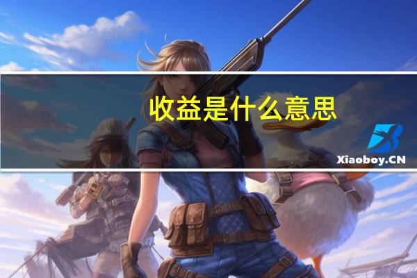 收益是什么意思