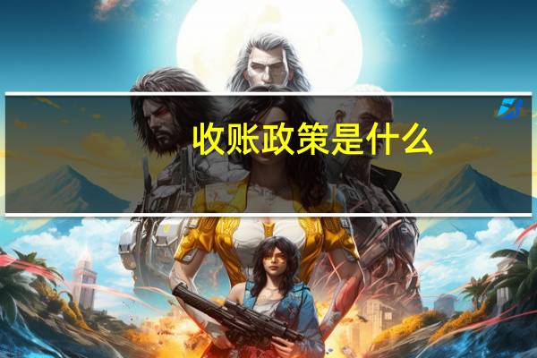 收账政策是什么
