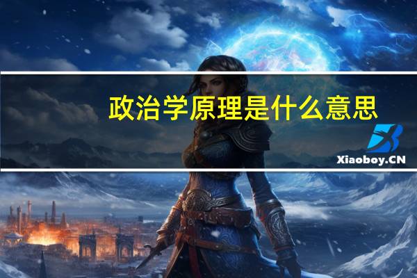 政治学原理是什么意思