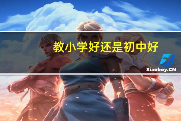 教小学好还是初中好