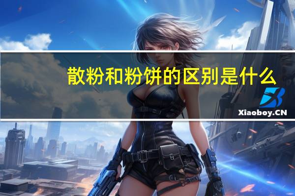 散粉和粉饼的区别是什么