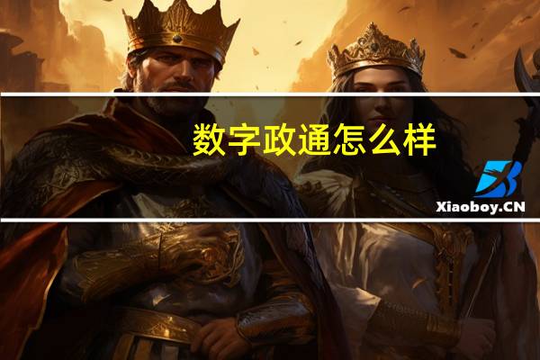数字政通怎么样