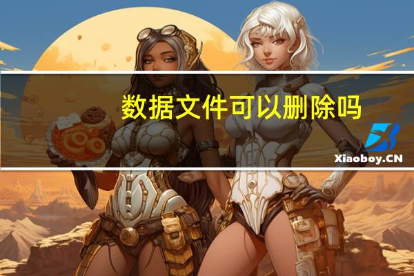 数据文件可以删除吗