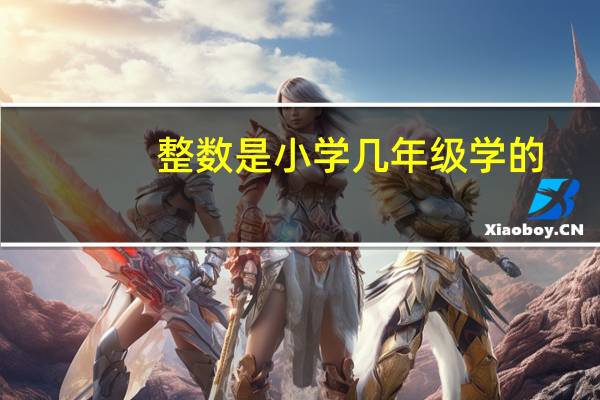 整数是小学几年级学的