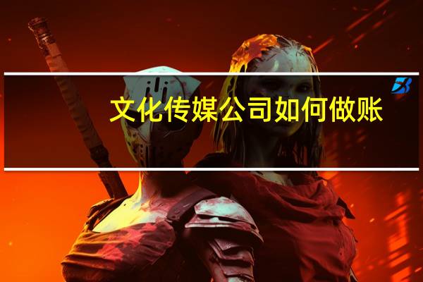 文化传媒公司如何做账