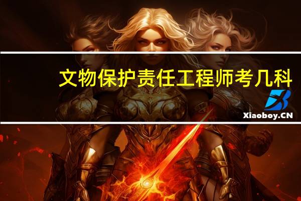 文物保护责任工程师考几科