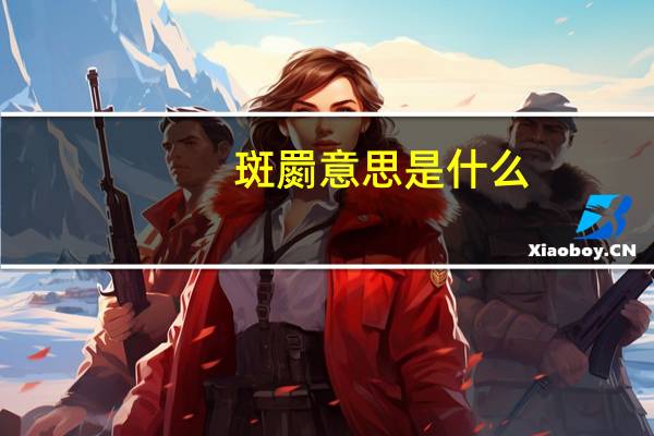 斑罽意思是什么