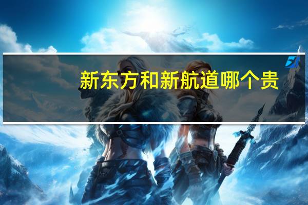 新东方和新航道哪个贵