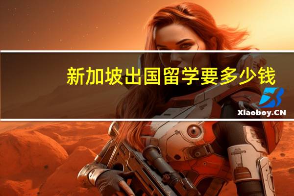 新加坡出国留学要多少钱