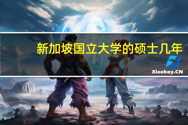 新加坡国立大学的硕士几年