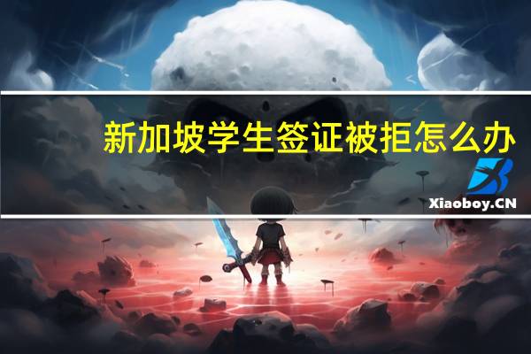 新加坡学生签证被拒怎么办