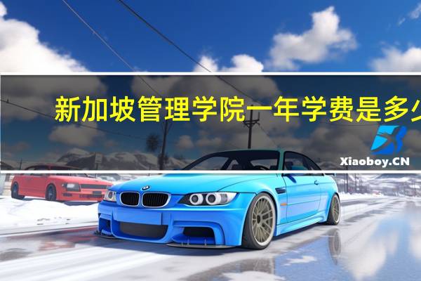 新加坡管理学院一年学费是多少