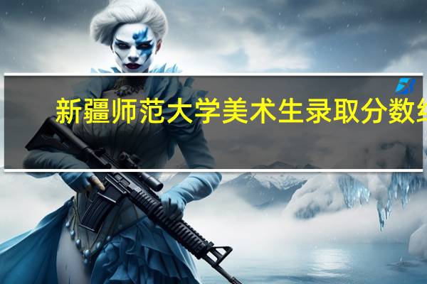 新疆师范大学美术生录取分数线