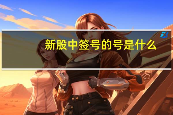 新股中签号的号是什么