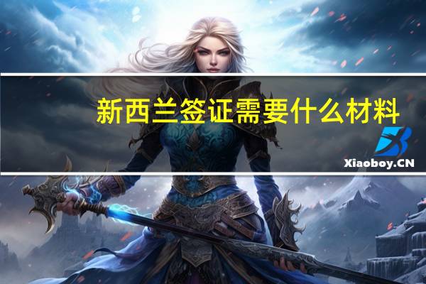 新西兰签证需要什么材料