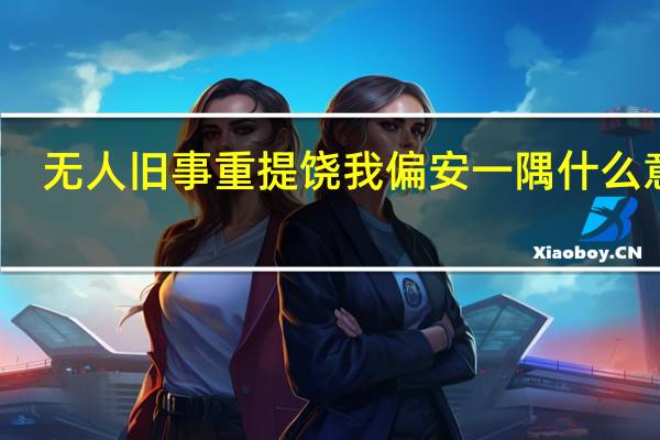 无人旧事重提饶我偏安一隅什么意思