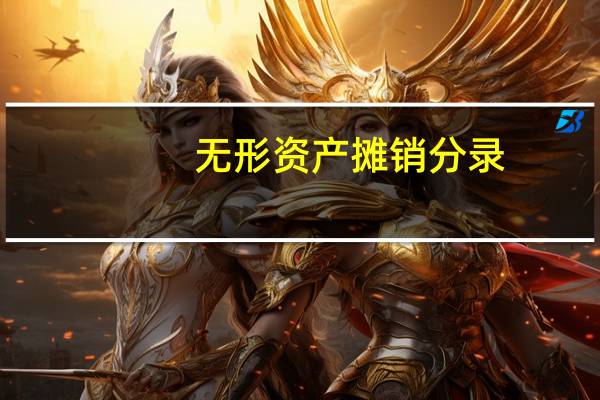 无形资产摊销分录