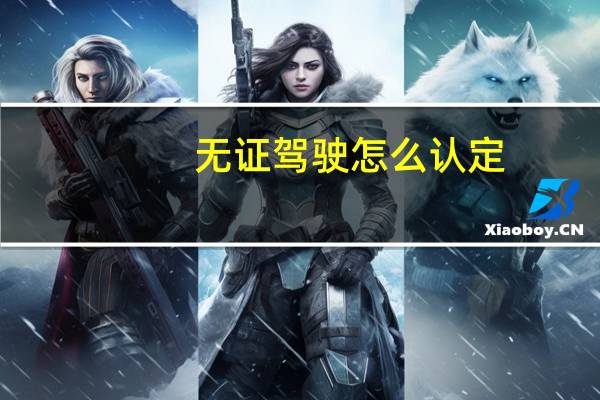 无证驾驶怎么认定