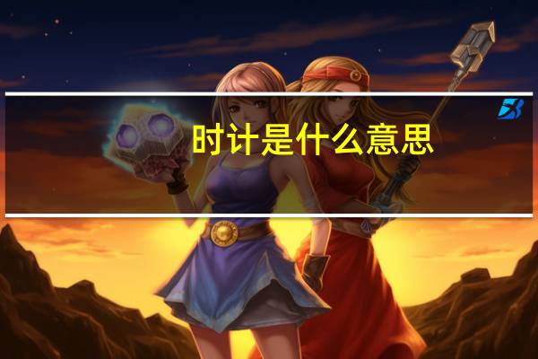 时计是什么意思