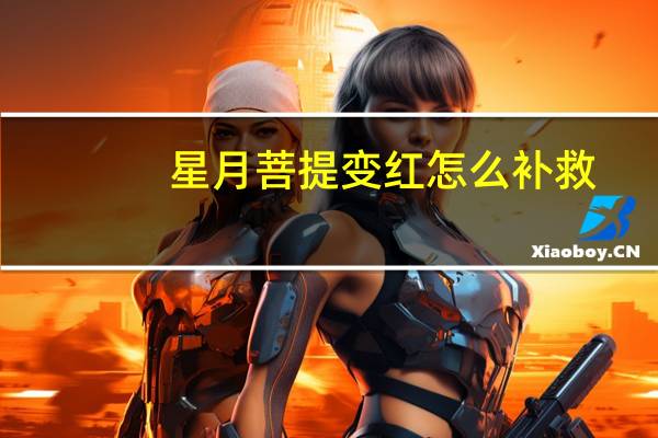 星月菩提变红怎么补救