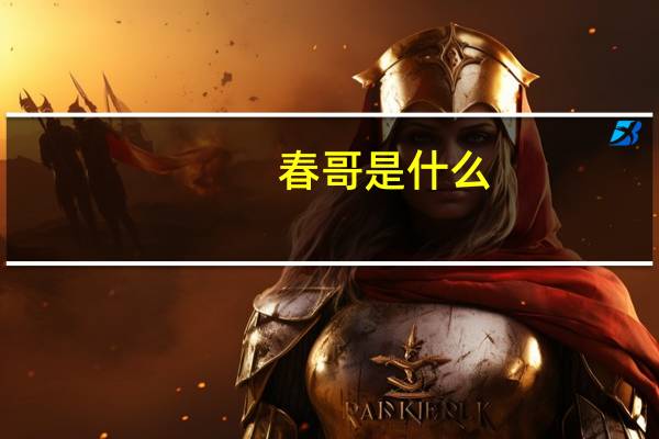 春哥是什么