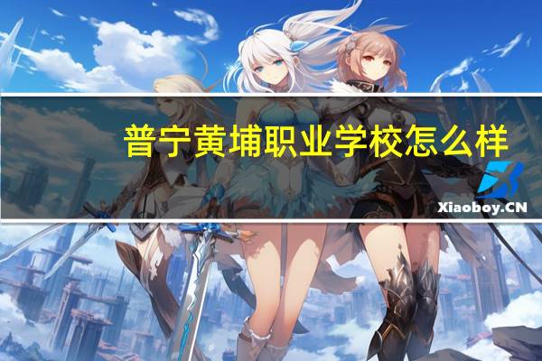 普宁黄埔职业学校怎么样