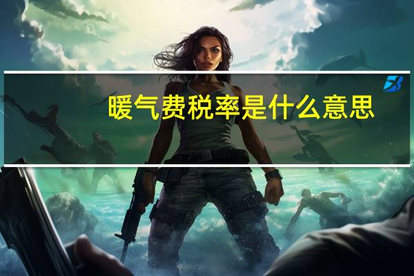 暖气费税率是什么意思