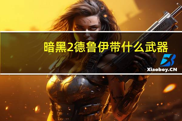 暗黑2德鲁伊带什么武器